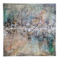 Canvas Transitions 100x100cm - tablou abstract pictat manual