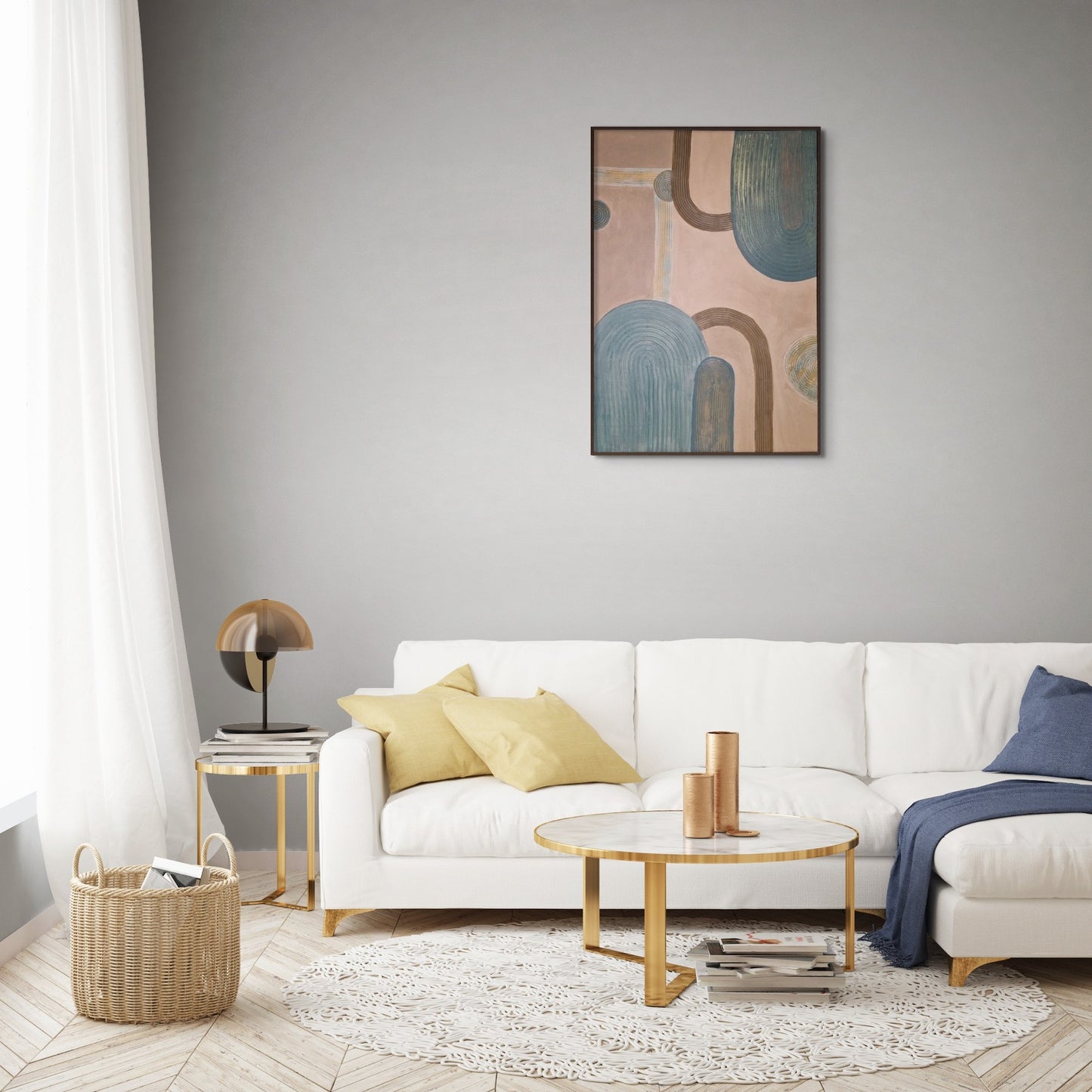 Canvas Mid Century Arches